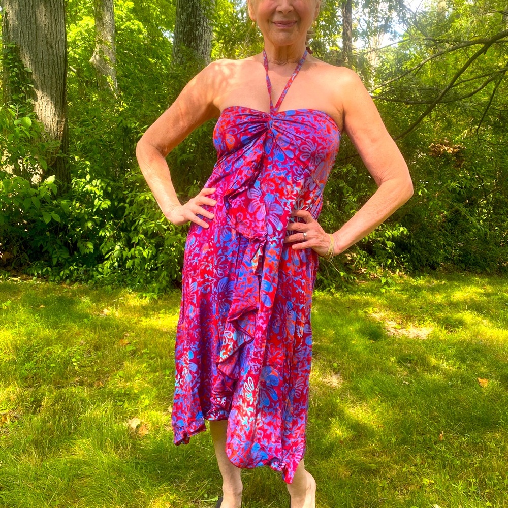 Bali Batik Summer Cotton Dress